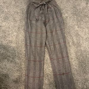 Plaid trousers